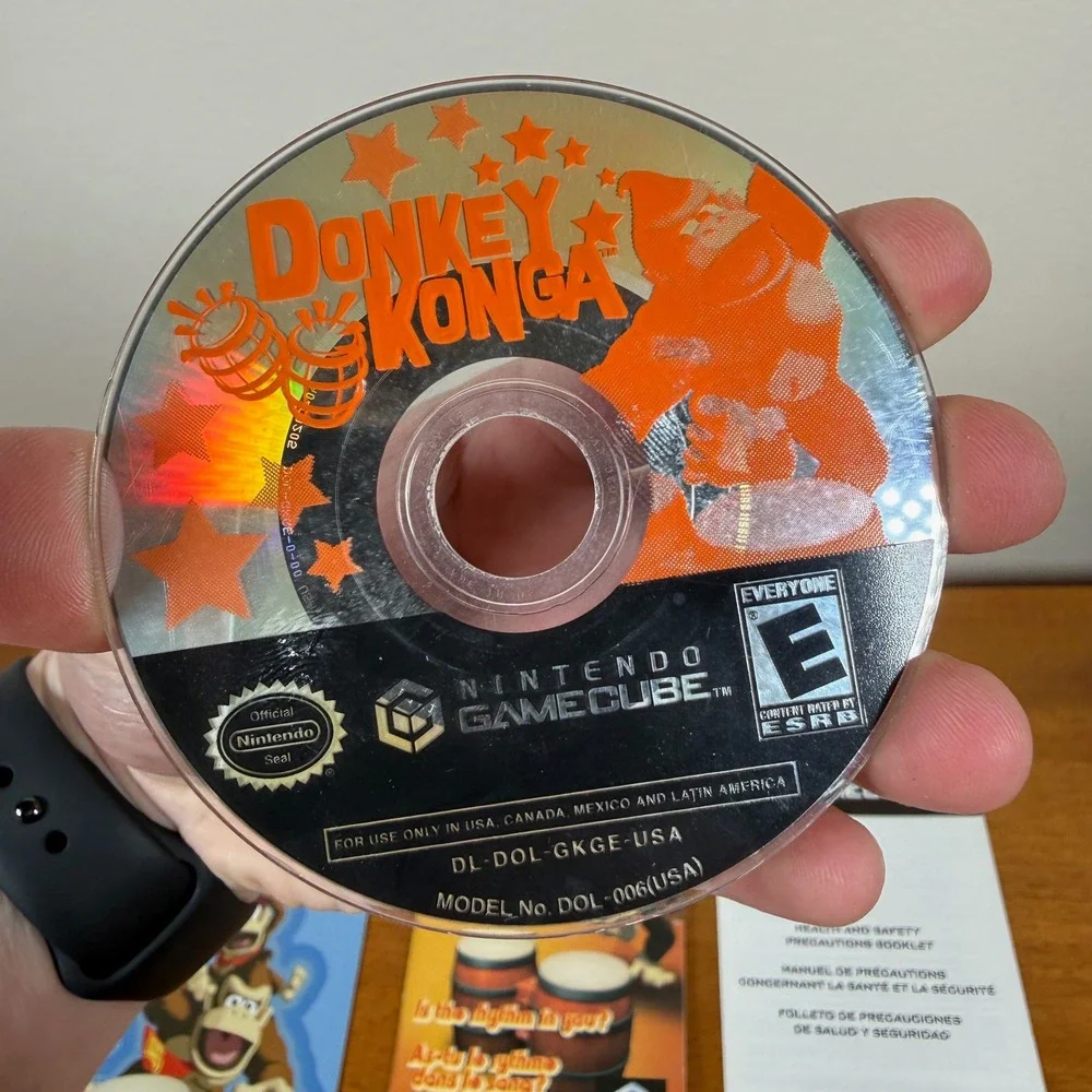 Donkey Konga Nintendo GameCube CIB Complete Manual Inserts
